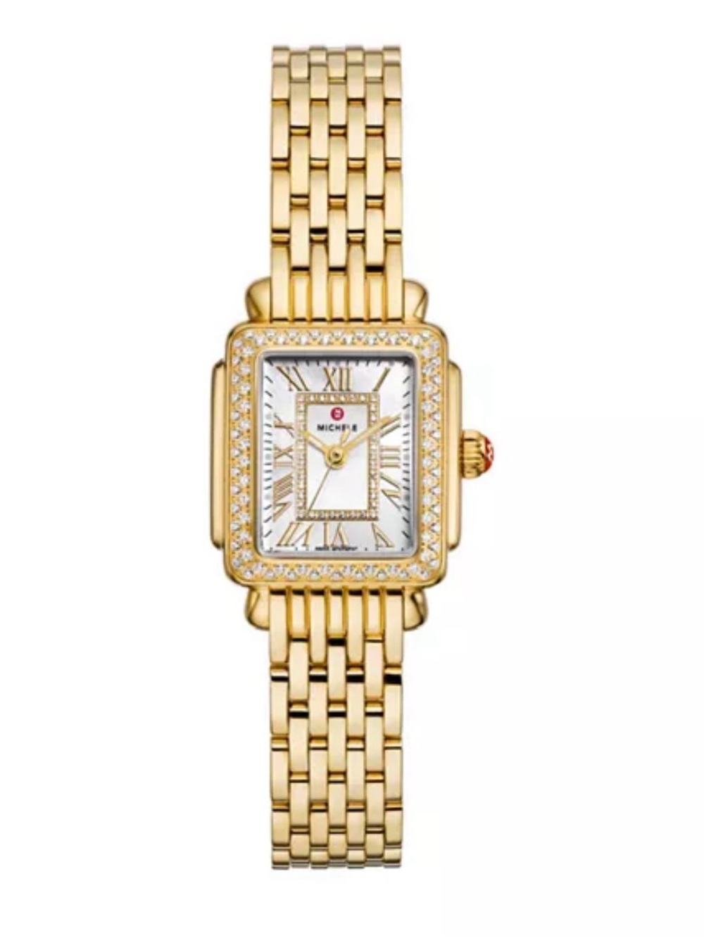 Michele Deco Madison Mini Diamond Bezel Women's Watch